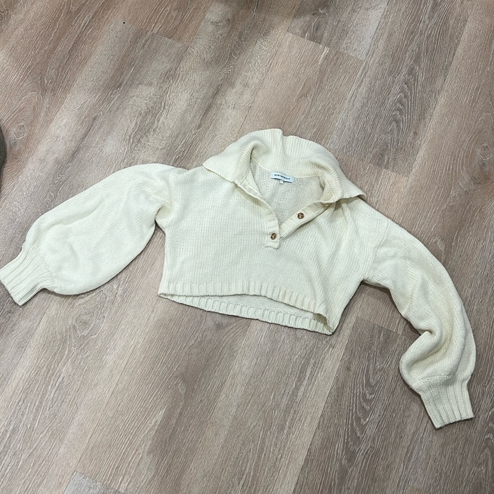 WeWoreWhat Cropped Sweater